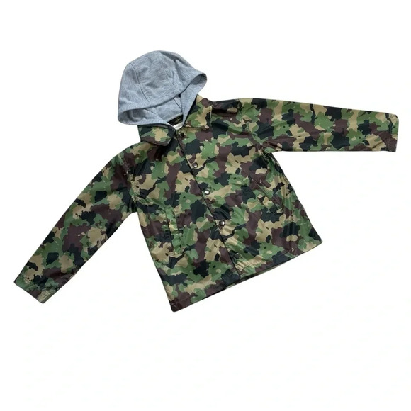 NWT Tucker + Tate Boys Hooded Camo Jacket (size 5) - Picture 2 of 9